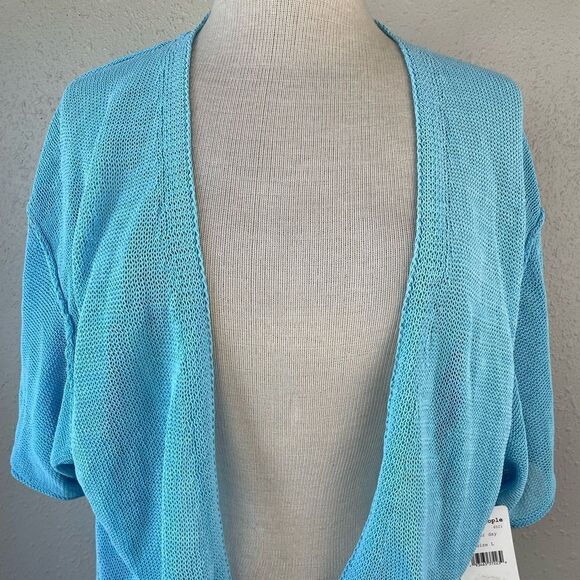 Free People Cardigan Style Swim/Summer Wrap Size L - Picture 2 of 7